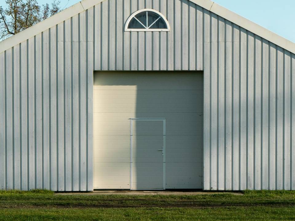 Metal shop building near Electra